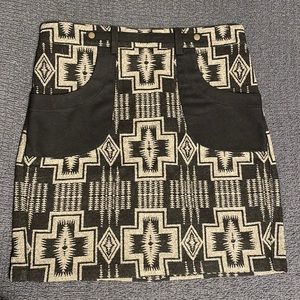 Pendleton Wool Mini Skirt - Size M
